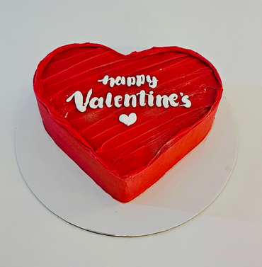 Buttercream Heart Shape Cake