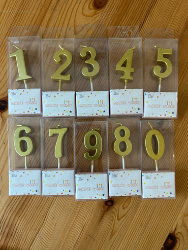 Number Candles Each