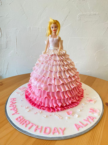 Doll Cake-Barbie Ombre style