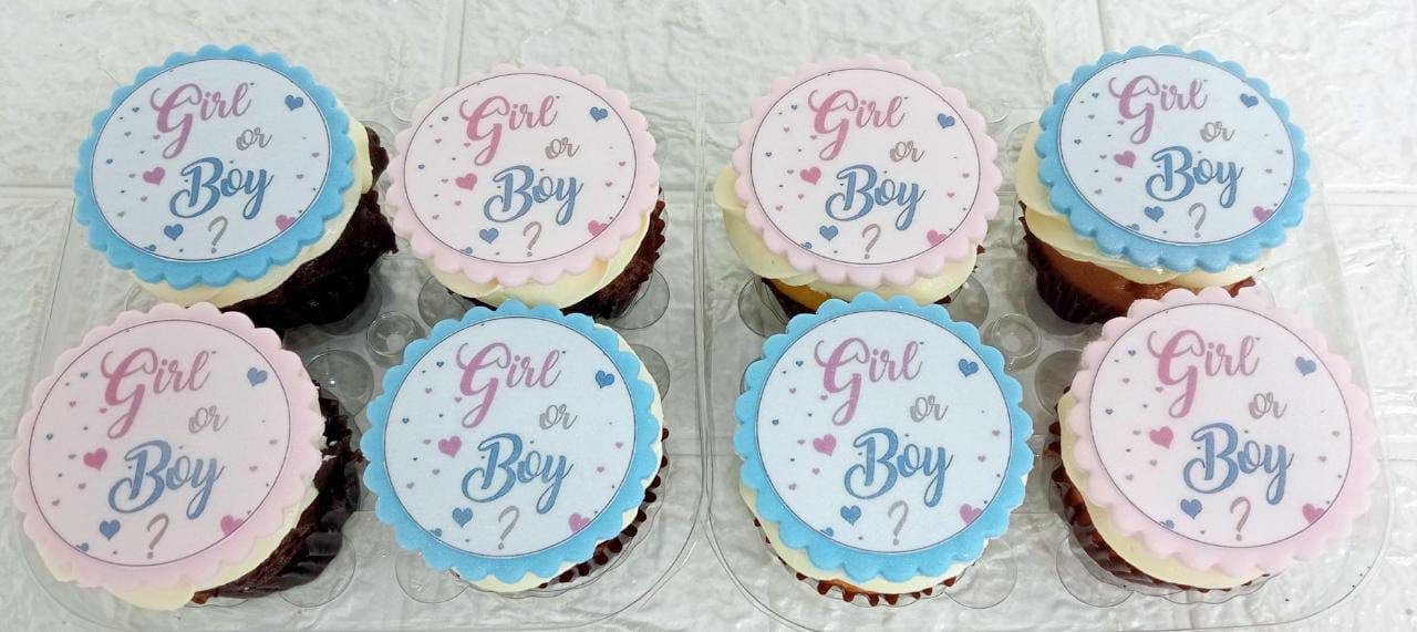Gender Reveal Cupcakes - 12