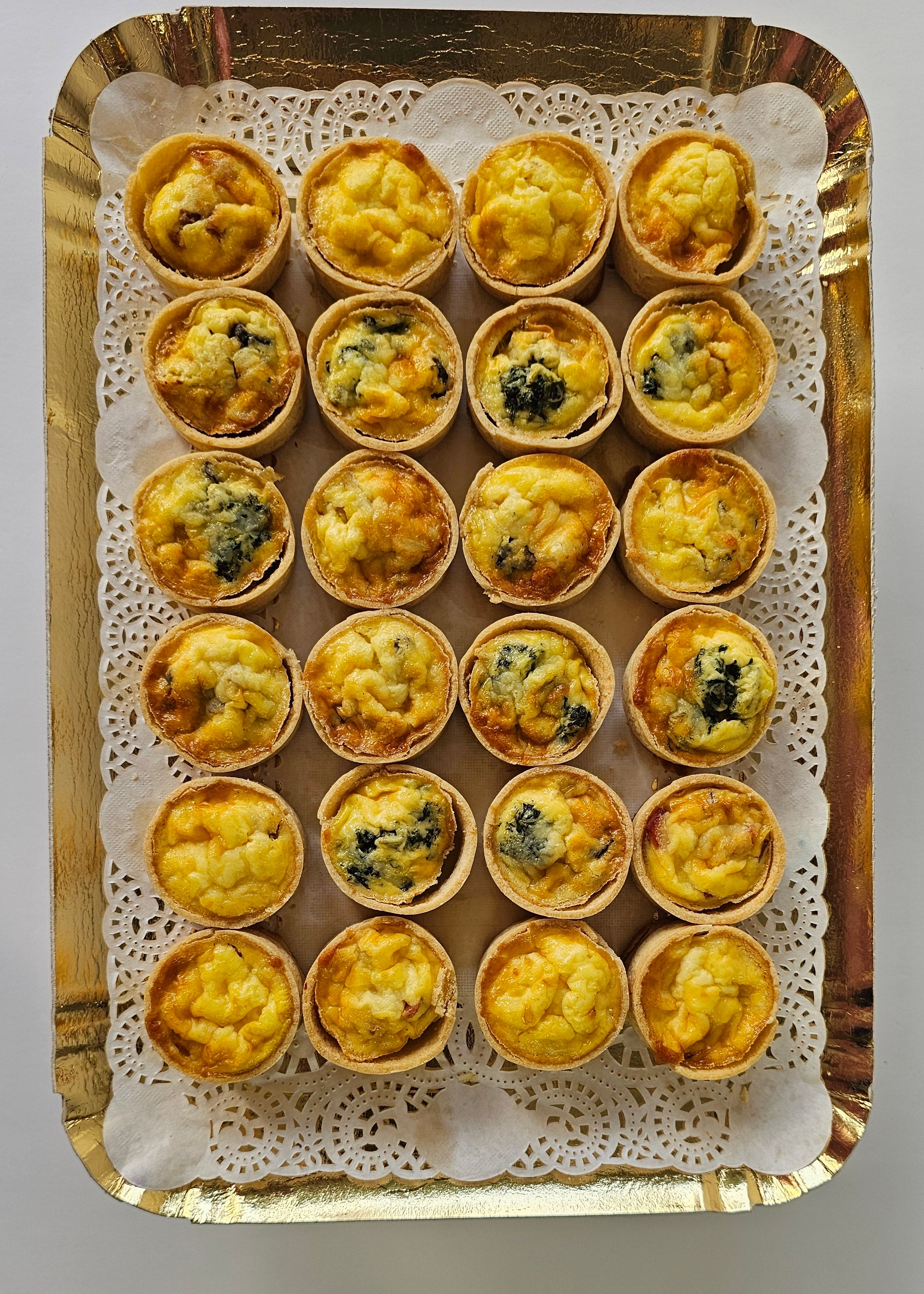 Mini Quiche Platter – Celebrating Life Bakery