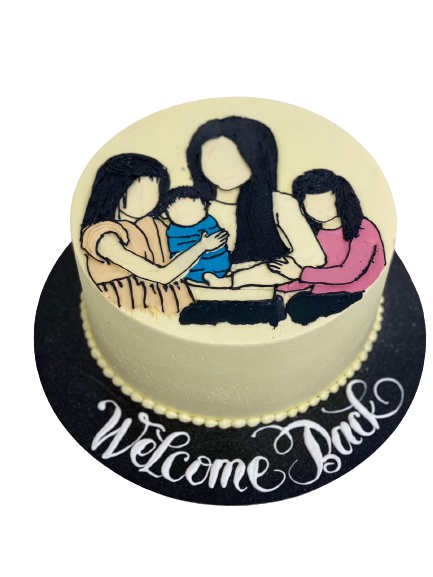 Mom Art Cake