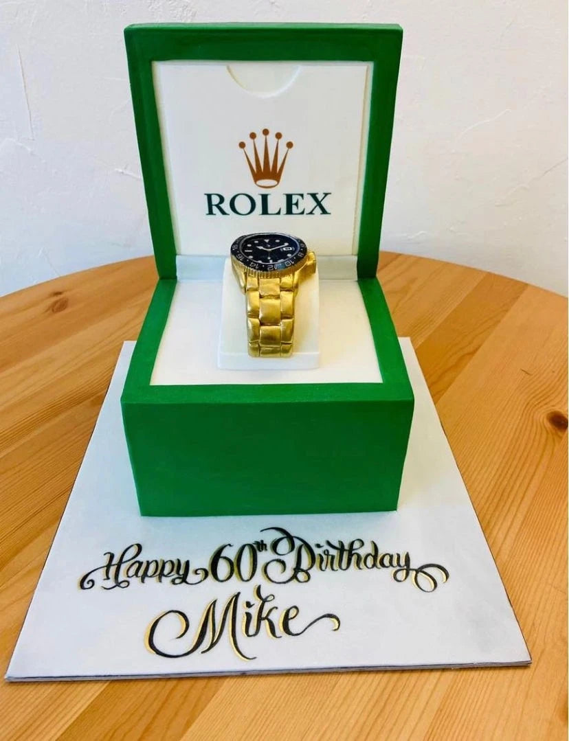 Rolex Cake Rolex Watch cake – Celebrating Life Bakery