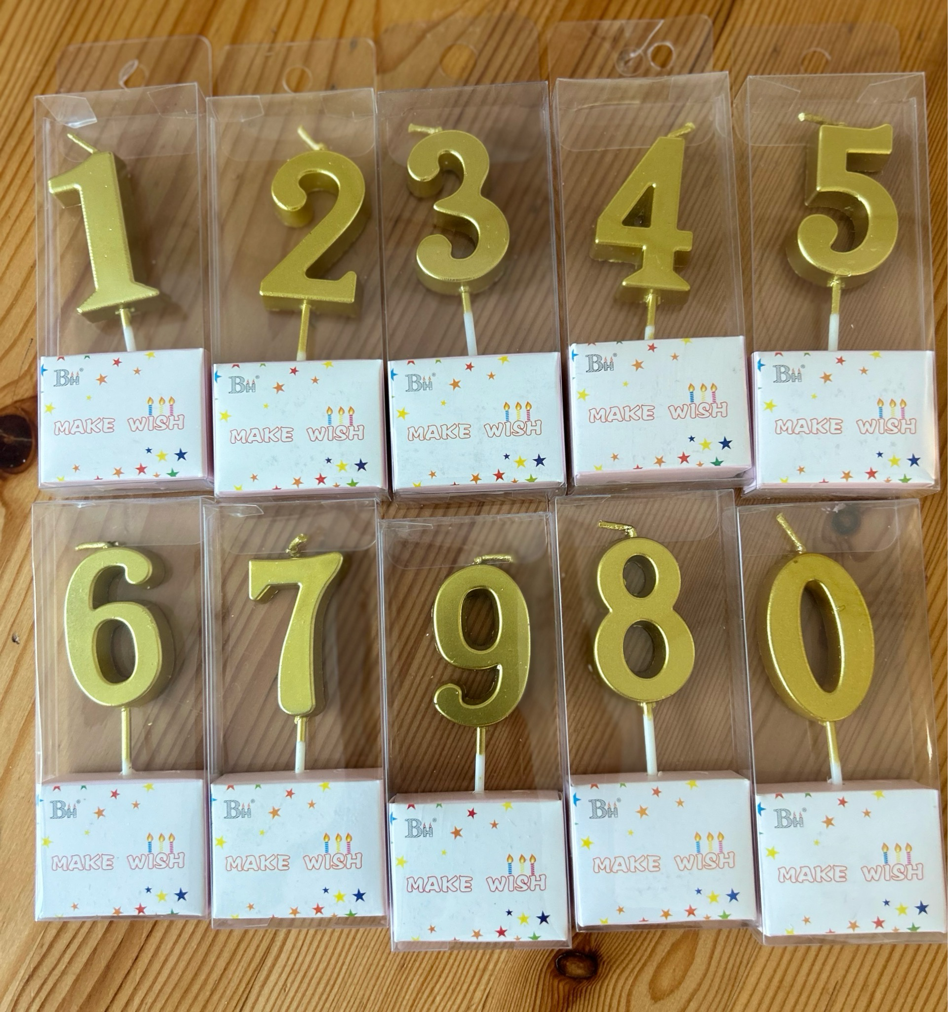 Number Candles  Each