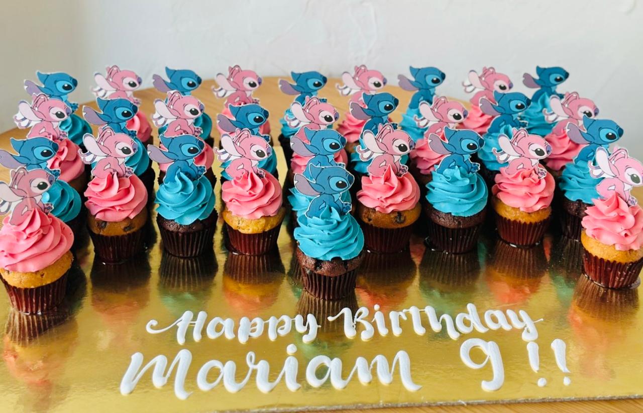 Stitch theme Buttercream Cupcakes - 12